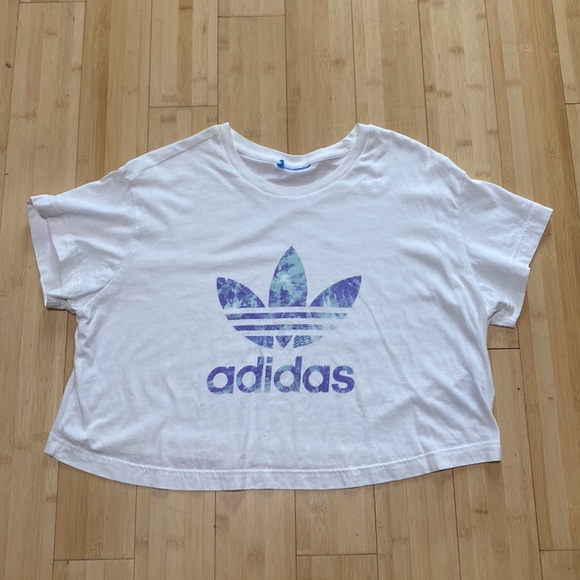 3 piece Adidas Originals Ocean Elements Leggings Jacket Crop Tee - Picture 3 of 14